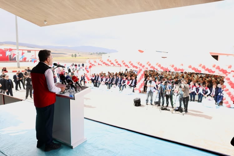 Erzurum Aziziye'de Türkiye Kırmızı Et Üreticileri Merkez Birliği Hayvancılık İşletmemizin Açılış Töreni