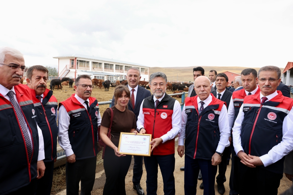 Erzurum Aziziye'de Türkiye Kırmızı Et Üreticileri Merkez Birliği Hayvancılık İşletmemizin Açılış Töreni