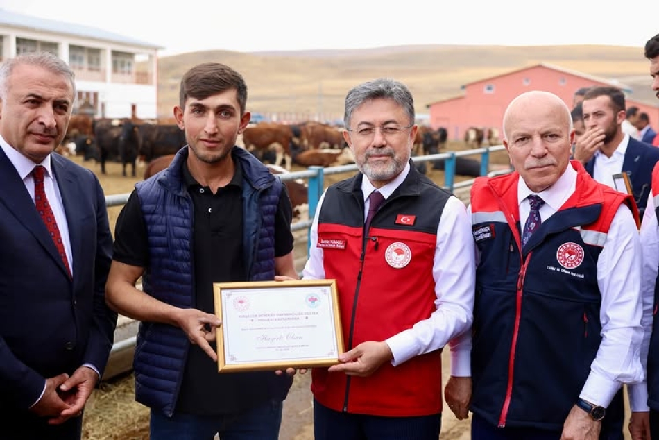 Erzurum Aziziye'de Türkiye Kırmızı Et Üreticileri Merkez Birliği Hayvancılık İşletmemizin Açılış Töreni